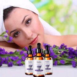 Lady with Lavender Oil for body odor
