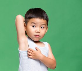 4-year-old Armpit Odor