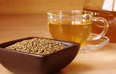 Fenugreek tea for improving body odor 