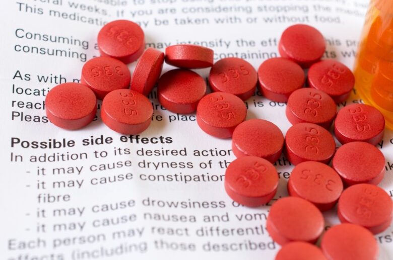 Potential side effects of medication